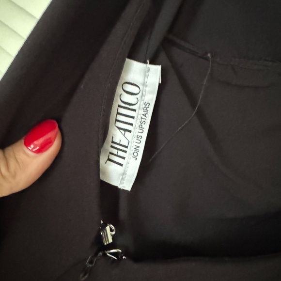 The Attico Black Sam Midi Dress - Picture 7 of 8